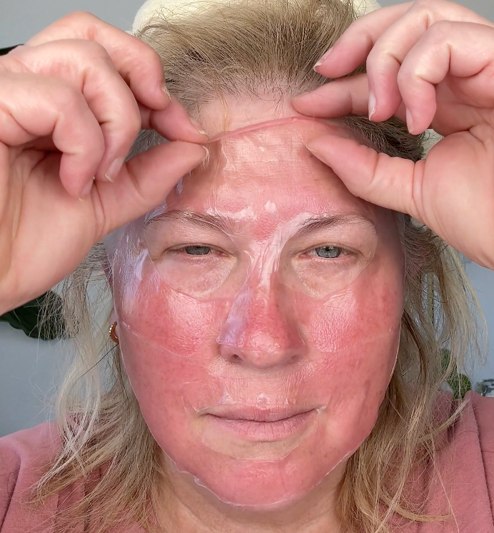 Mask turned clear after being worn overnight