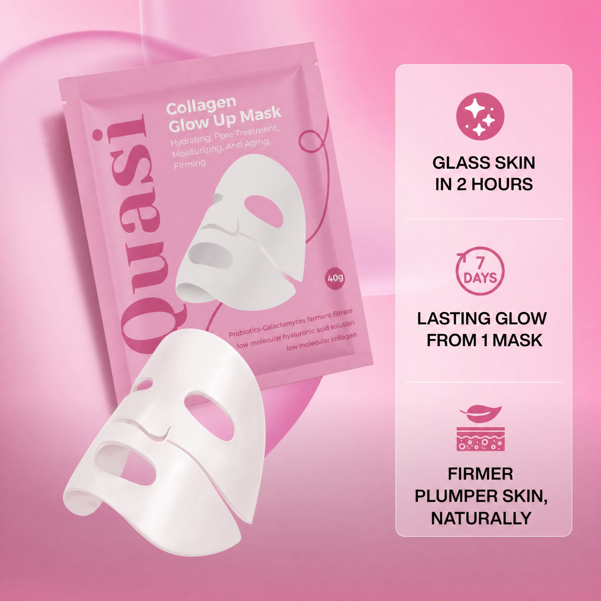 Mascarilla de biocolágeno