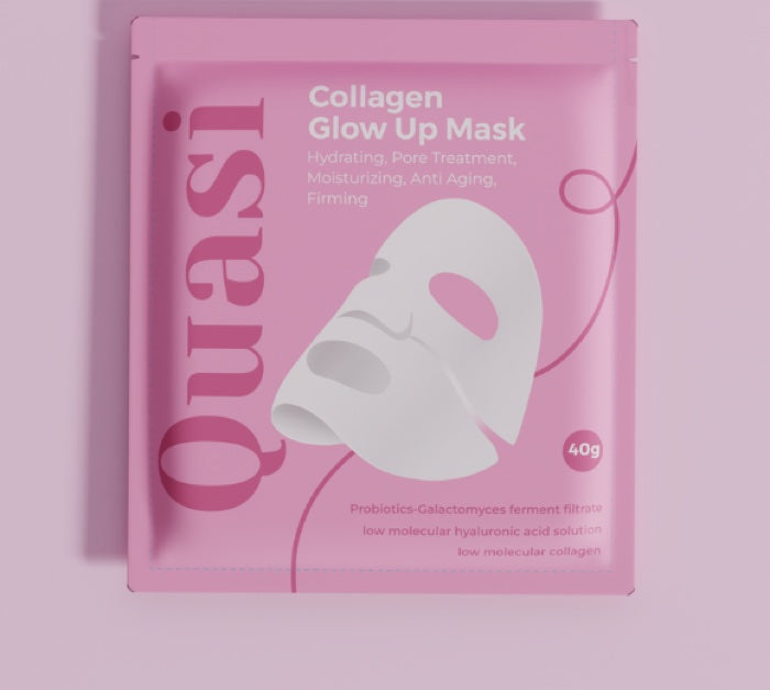 Quasi Collagen Glow Up Mask pouch
